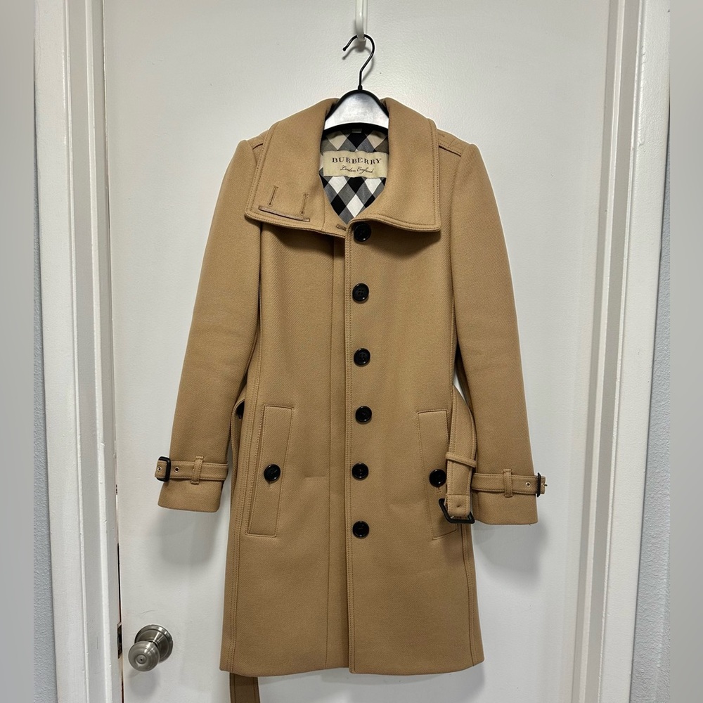 Burberry Women's Camel Trench Coat - Picture 2 of 7